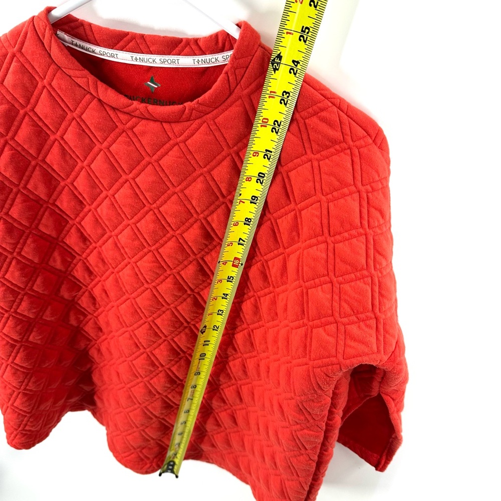 Tuckernuck Sport Ally Quilted Sweatshirt Womens XS/S Swing Crew Pullover Comfy - Picture 10 of 11